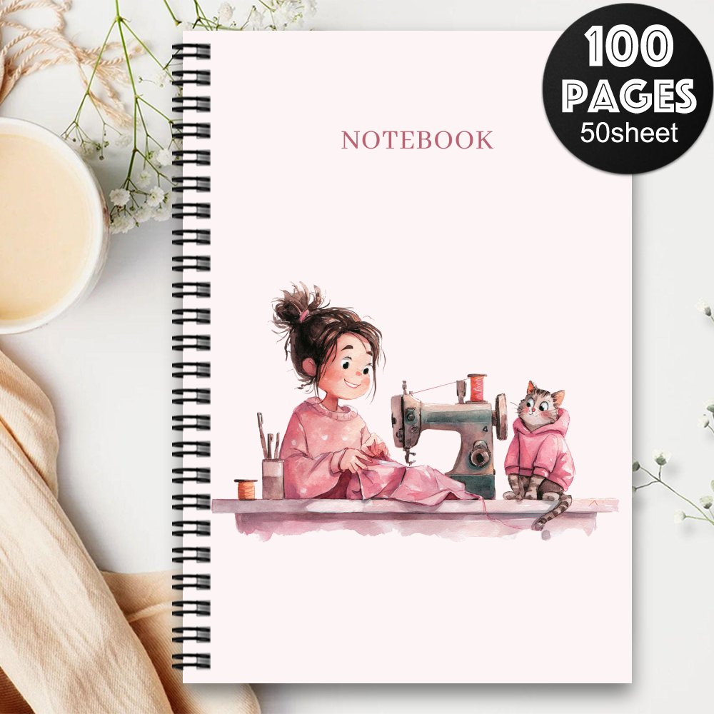 TEMU 1pc Cuaderno Divertido con Tema de Costura - y Organizador Personal, Planificadores de Oficina, Cuaderno de - Regalos para Mujeres, , , y