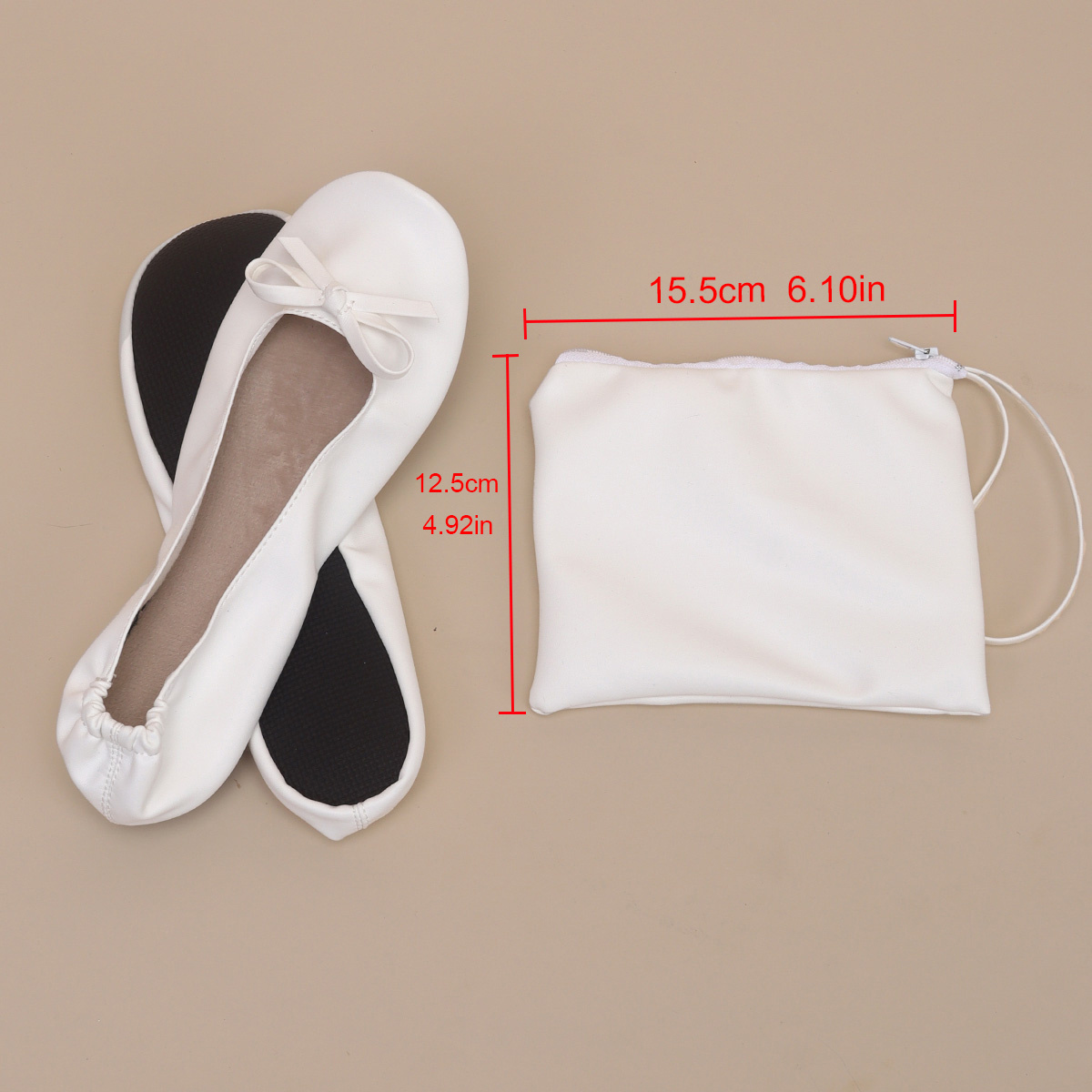 Par de 2024 Zapatos de Ballet para Mujer de Color y Tendencia de  Moda, Cómodos y con Bolsa de Almacenamiento y Tall