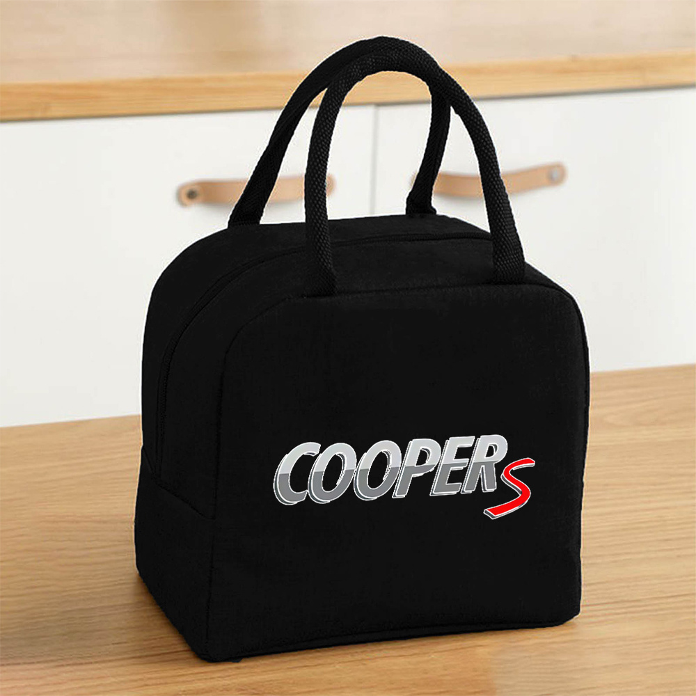 TEMU 1pc Lunch Bag Leakproof Thermal Cooler Tote Large Capacity Reusable Handbag For Women Men Non-food Contact