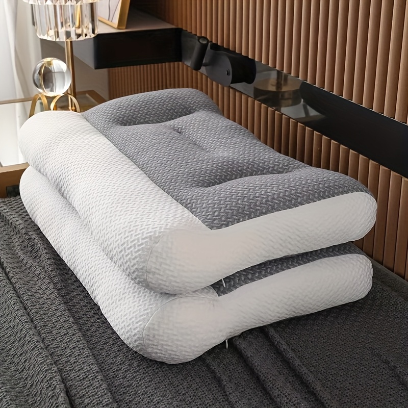 TEMU 2pcs Washable Neck Pillow- Perfect For Home, Cervical Ergonomic Pillow Featuring High-quality Inner Cushions, Living Room, Bedroom