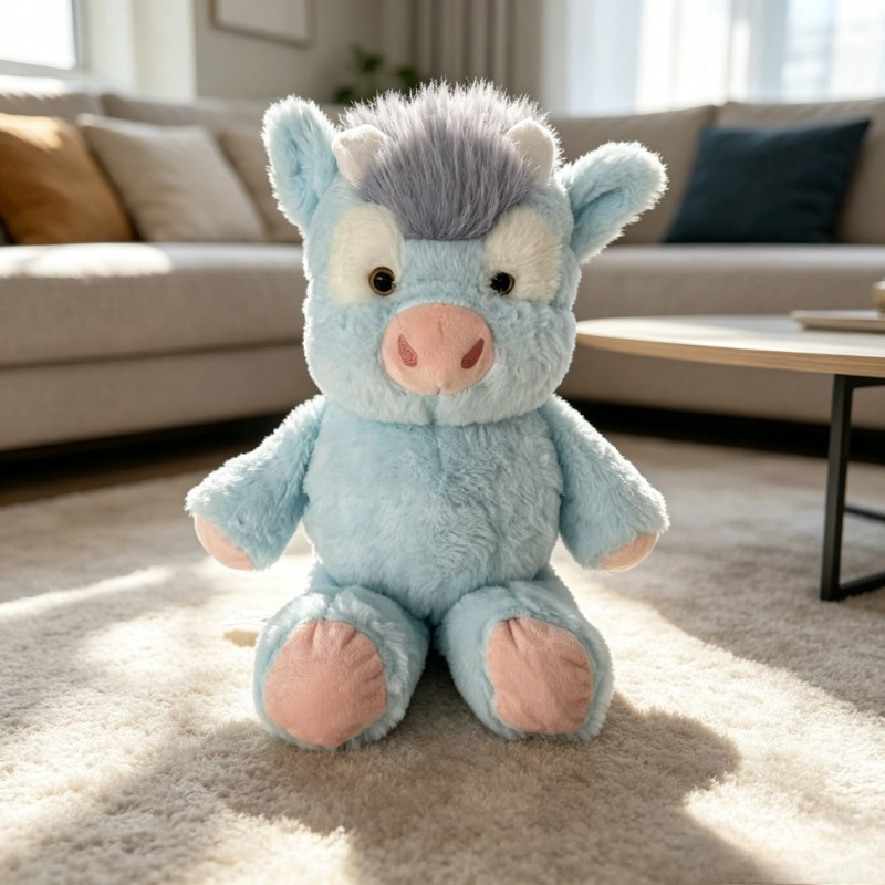 Cute Running Cow Plush Doll, Soft Adorable Design