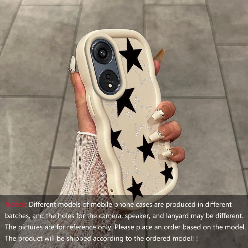 TEMU Star Lights Stylish For Oppo A18 Case With Flexible Finish Featuring Elegant For Entertainment