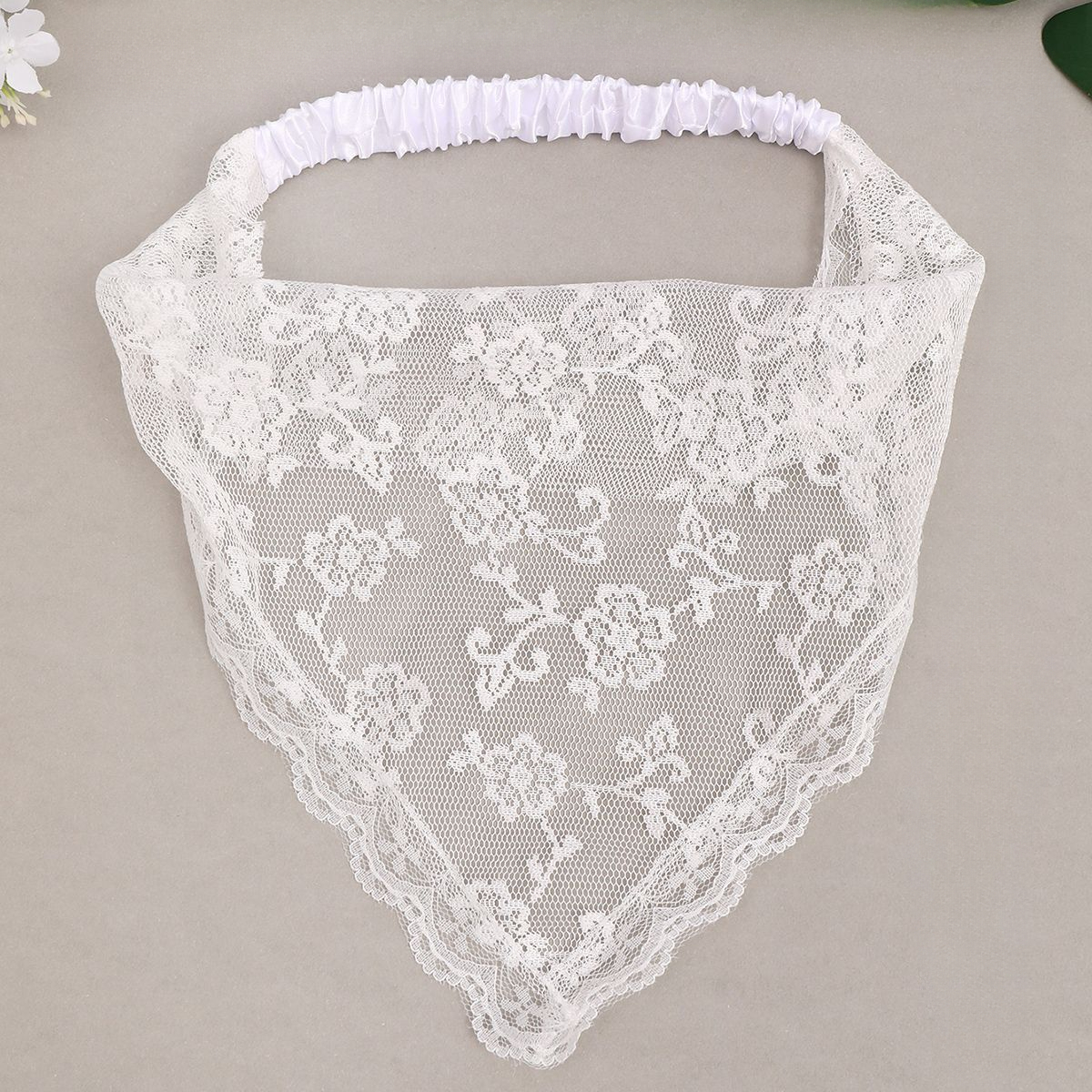 TEMU And Summer Thin Floral Elastic Headscarf Women, Thin Floral Fabric Headscarf, European And Headscarf