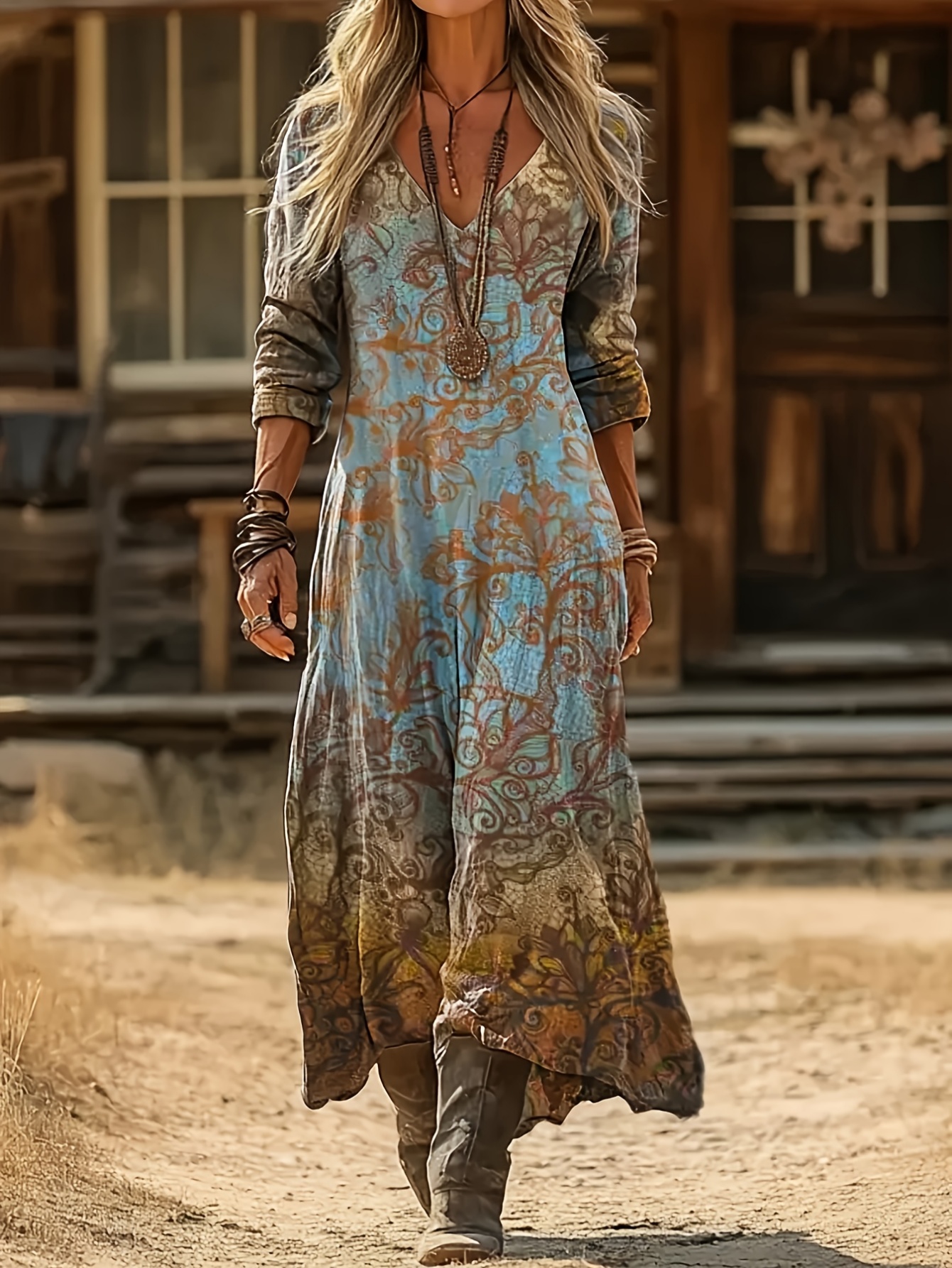 chinese dress ladies Clara Maxi Tunic – Debbie Katz Resort Fashion