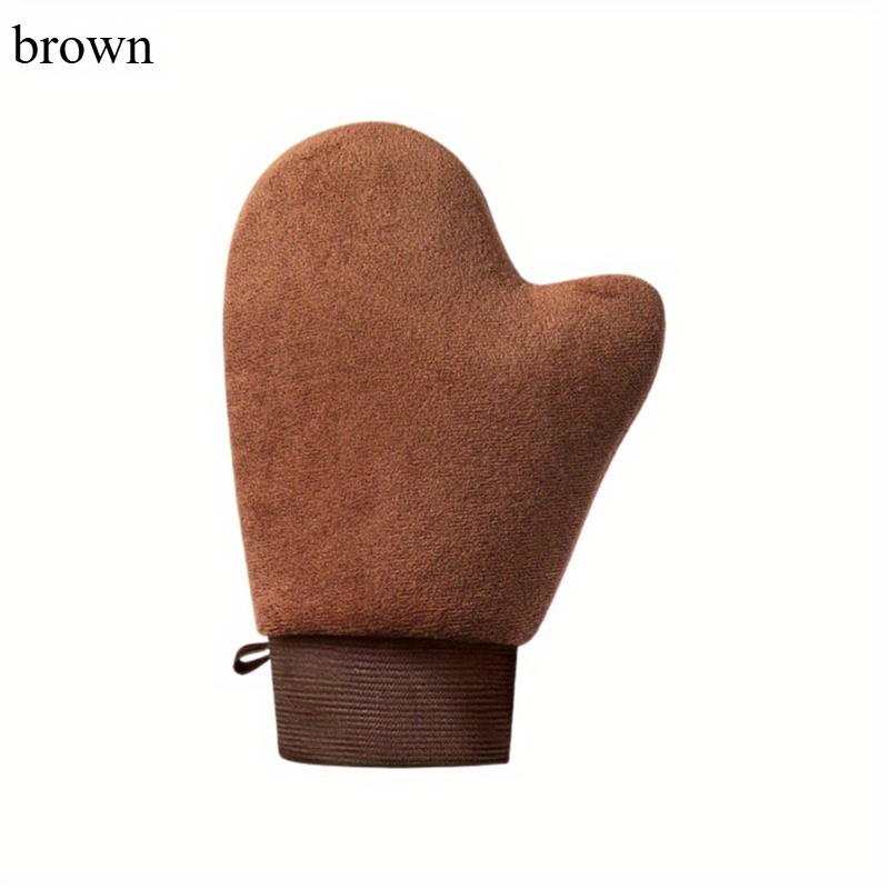 TEMU Body Lotion Glove - Quick Self-tanning Oil Applicator, Sunscreen & Essential Oils Massage Mitt With Velvet Coating, Sunscreen Application, , ,