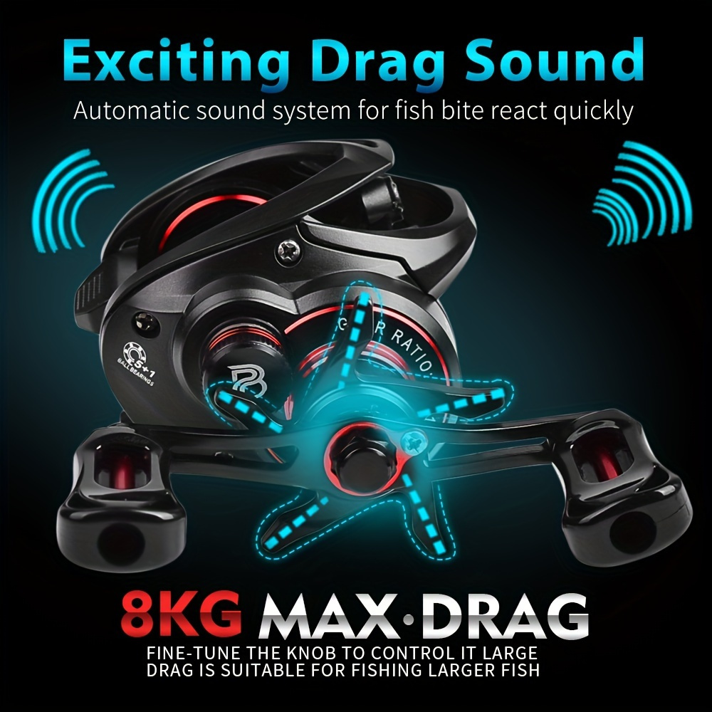 Ultra Light Baitcasting Reel Image 8
