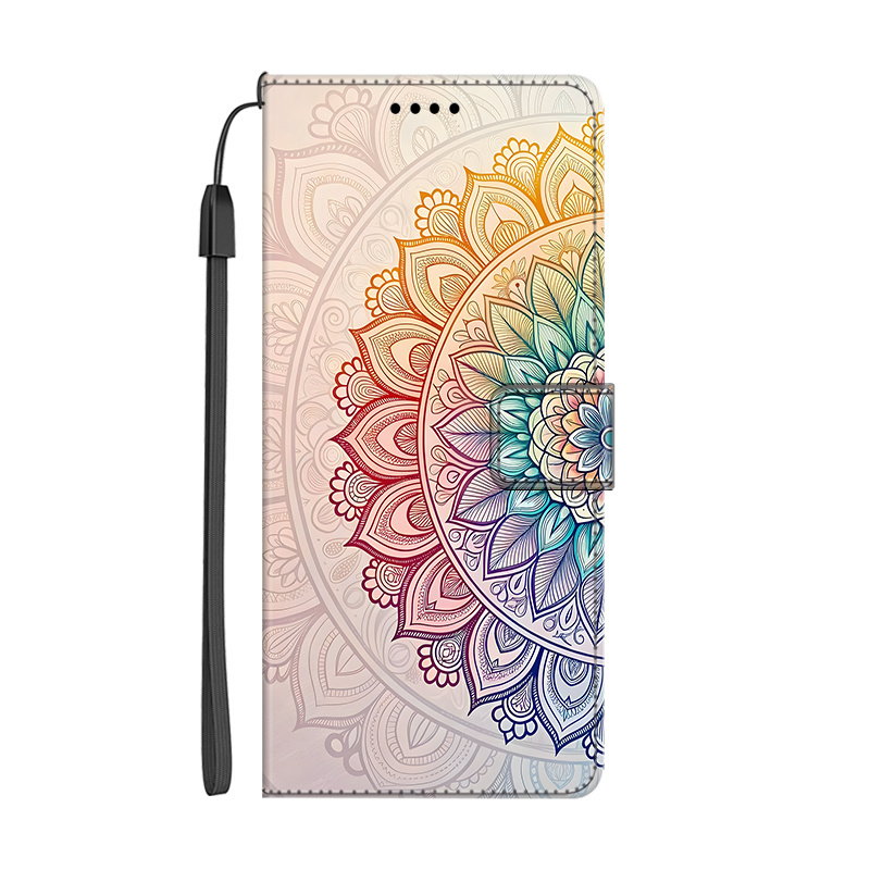 TEMU Phone Case: Color Mandala Flip Wallet Phone Case Suitable For Galaxy A90 A72 A71 A70 A60 A56 A55 A54 A53 A52 A51 A50 A42 A41 A40 A36 A35 A34 A33