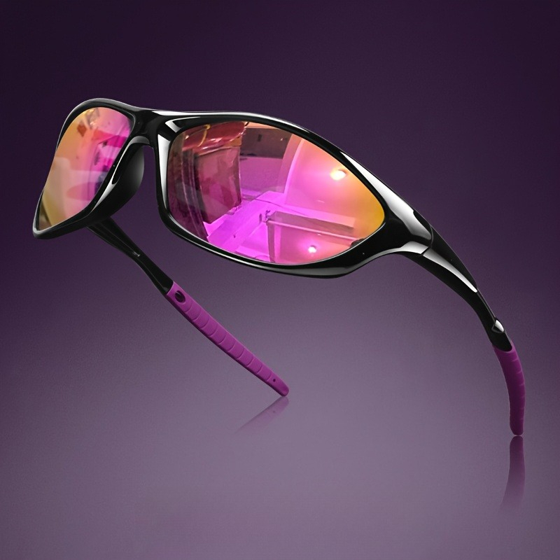 gafas que     completa y se envuelven alrededor del rostro, con lentes auténticas en  ,  , verde y  , perfectas para diferentes  . los brazos de goma   garantizan un     y minimizan el deslizamiento.