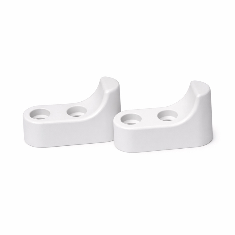 2pcs Toilet Seat Non-slip Safety Bumpers (screws Included)