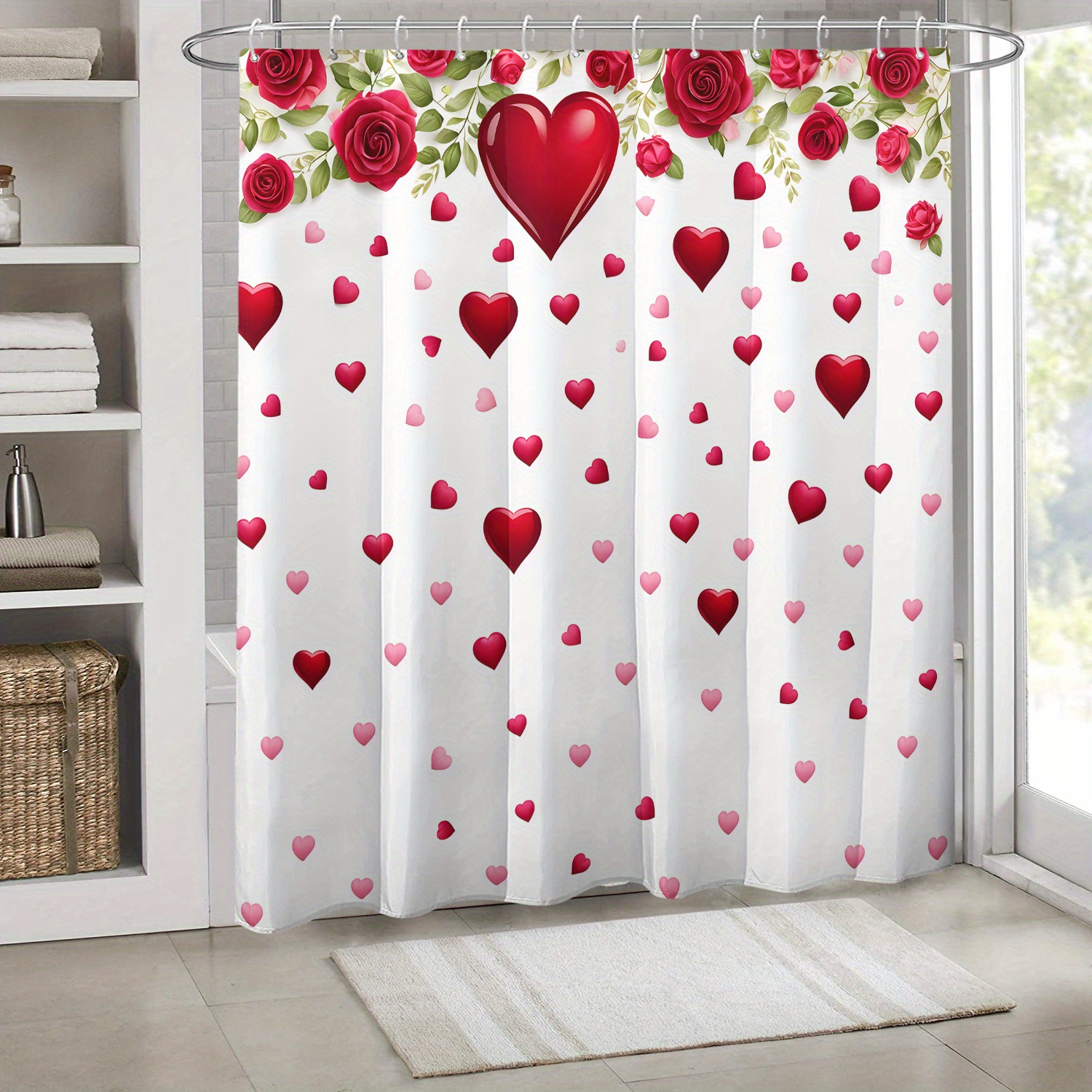 

's Day : & Shower Curtain - Polyester , , 71x71