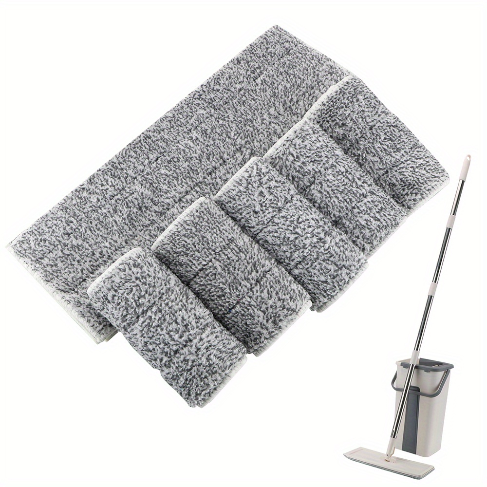 4pcs/6pcs washable spray mop pad home cleaning mop replacement pad replacement microfiber pads mop accessories   cloth details 0