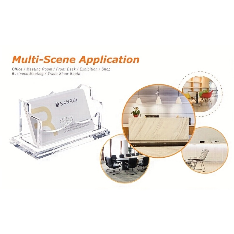 Custom Engraved Acrylic Business Card Holder - Personalized Name & Logo, 12 Design Options, High-Quality Engraving, Modern Minimalist Desk Organizer for Office, Unisex Corporate Gift, Business Card Holder for Desk, Professional Accessory, Sleek Design, Durable Construction, Card Display Stand, Office Accessory, Office Desk Accessory, Visit Card Holder, Photocard Holder, Desk Business Card Holder, Business Card Stand, Desk Calendar, Business Card Case, Business Card Holder/female