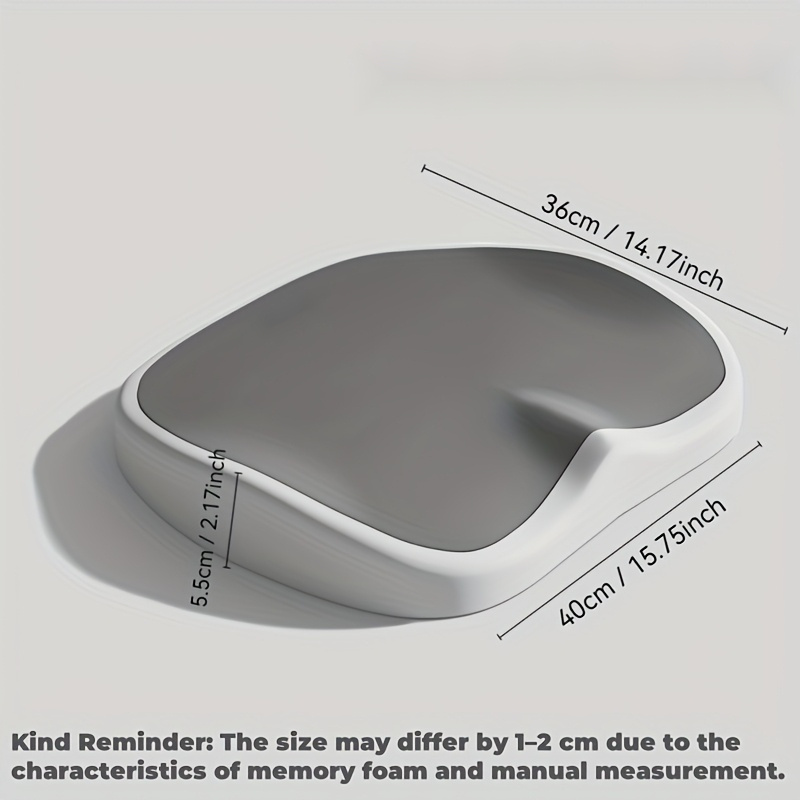 10 hour ergonomic memory foam office chair pad adjustable hip lumbar support durable polyester       posture comfortable office chair for home car and   use chair for office home   modern seating soft texture breathable material Product details 1