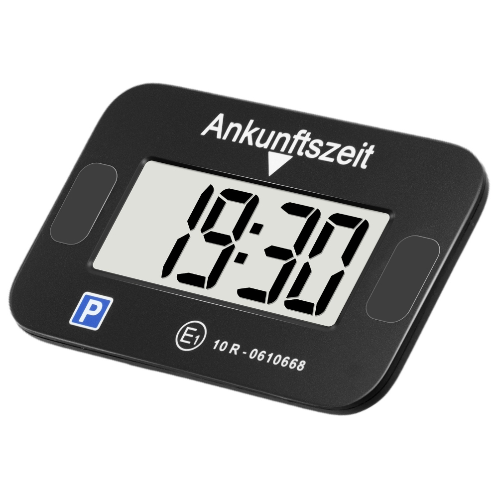 Image of Black Square Parking Meter, Magnetic Type With Digital Display Parking Device, Suitable For All Cars, Give As A Gift To Family, Lovers