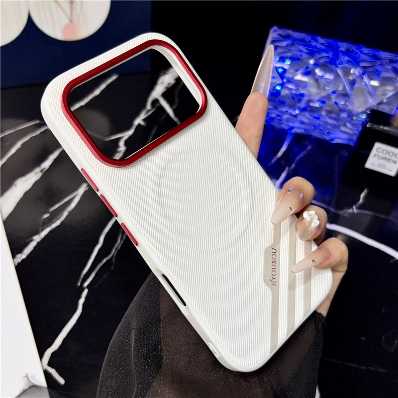 TEMU Phone Case - 2026 New Style Protective Case 600 Overseas Edition Mobile Phone Case Fashionable Protective Case Spliced Magnetic Suction Case