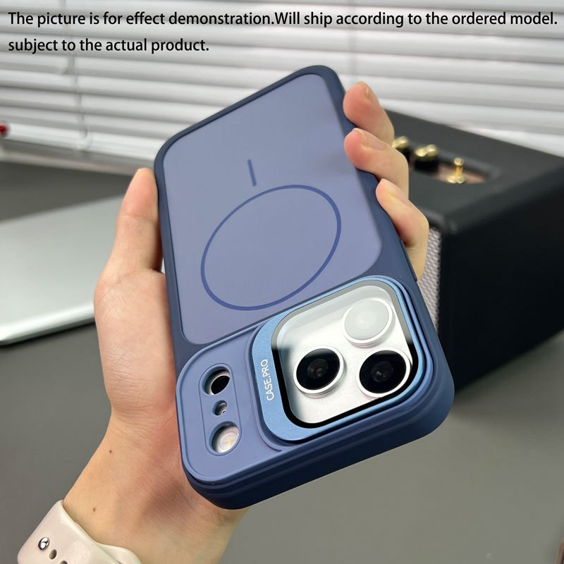 TEMU Phone Case: Suitable For Iphone 18 Pro Phone Case, Iphone 17 Lens Bracket Model, Full-coverage Drop-proof Case For Iphone 14, Magnetic Silicone