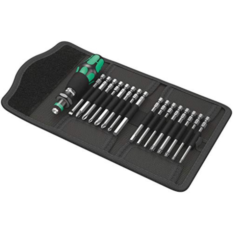 17pcs     bit-holding screwdriver set with 60° angled bits & 3-1/2 pouch - heavy-duty magnetic tip, ergonomic non-slip grip,   bit  , durable construction for diy & professional tool kit (no power required) - ideal for home   & construction projects, precision screwdriver set, tool set, screw driver set Product details 1