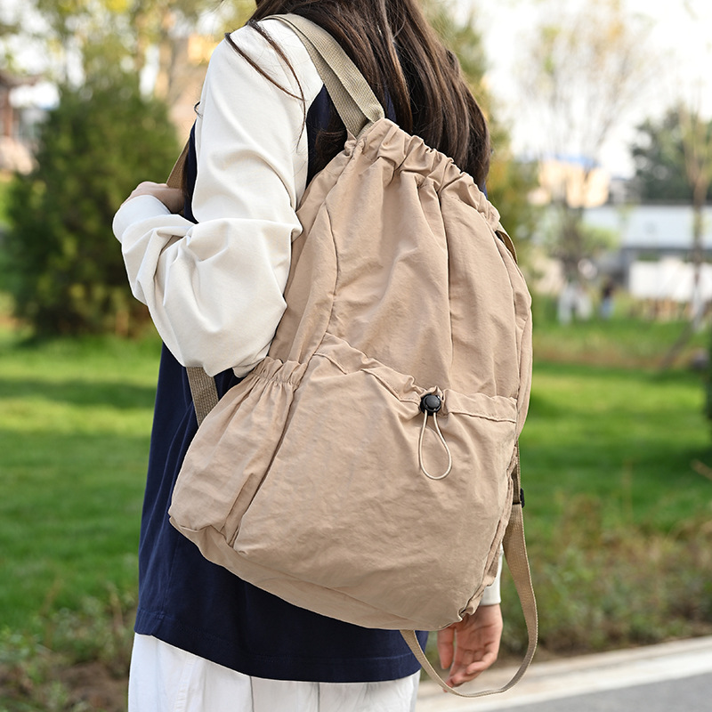 1  functional womens backpack single shoulder bag high quality material adjustable shoulder strap foldable space saving outdoor sports fitness large capacity lightweight backpack unisex casual travel bag book bag storage bag mountaineering b