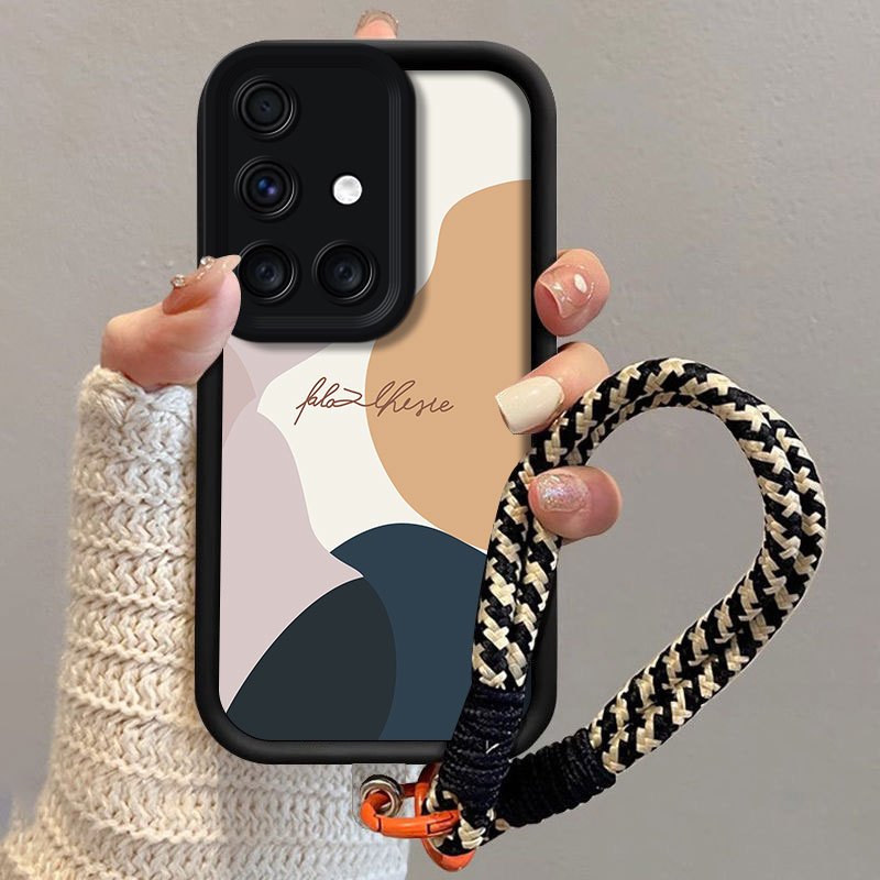 TEMU Phone Case: Blocks Phone Cases Sutible For Sutible For Sutible For Galaxy M51 Sutible For Men And Women. High-quality Tpu Cute Soft Hanging Rope