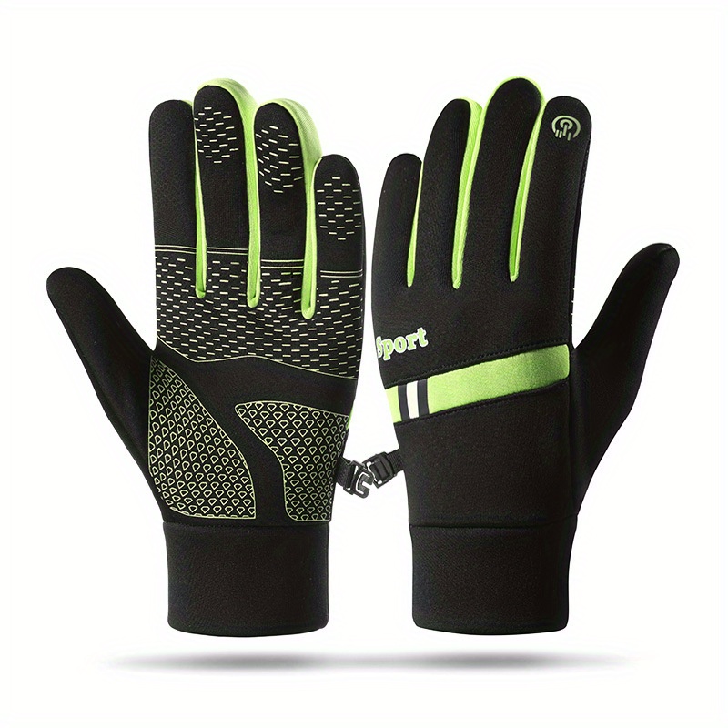 Image of Ladies' Warm Gloves, Non-slip Touch Screen Full Finger Gloves, High-quality Winter Gloves, Ideal For Beginners & Athletes