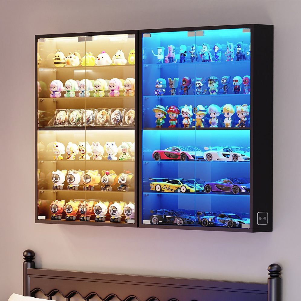 light up display case sold on Temu United States