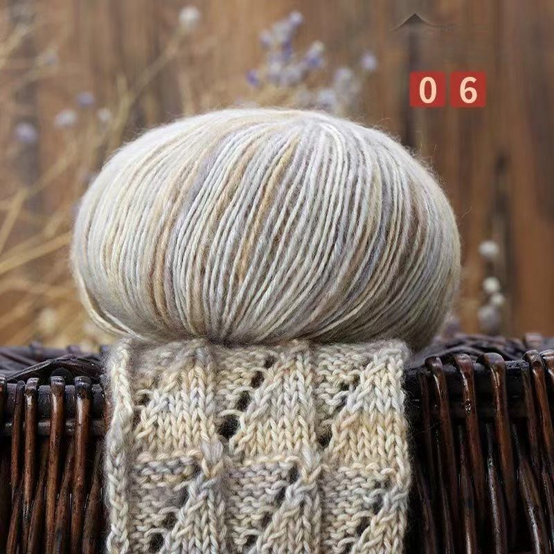 4 pack camouflage combed yarn suitable for sweaters 220g spool of medium thick knitting crochet thread gradient color yarn balls for diy weaving hook knitting gradient camo colors