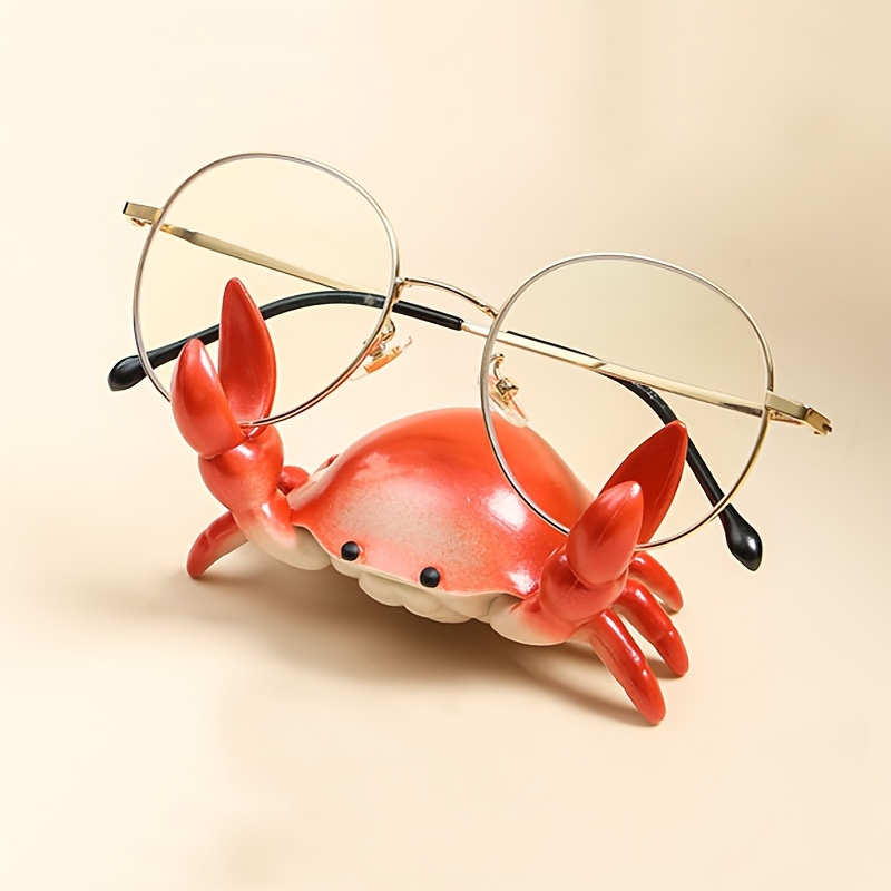 

Crab-shaped Multi-functional Desk Accessory, Waterproof Creative Gift, Decorative Lazy Pen Holder, Mobile Phone & Glasses Stand, Unique Desktop Organizer