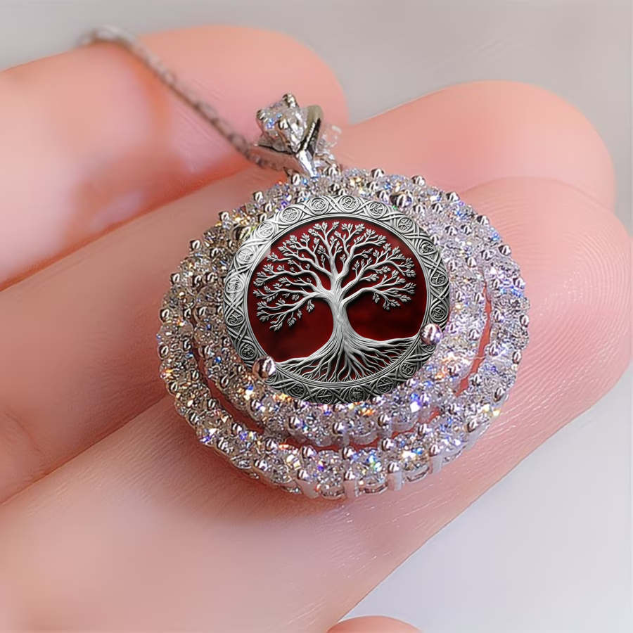 TEMU 1pc Tree Of Life Necklace Nature Necklace Necklace Spiritual Necklace Minimalist Luxe Vintage Necklace Plant Necklace Jewelry Additions Unique
