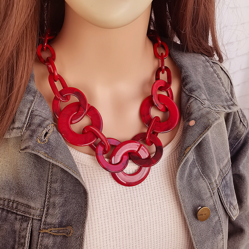 COIRIS Bohemian Beaded Necklace & Earrings Set For Women – 2 Layer Illusion Wire Long Statement Necklace With Matching Earrings