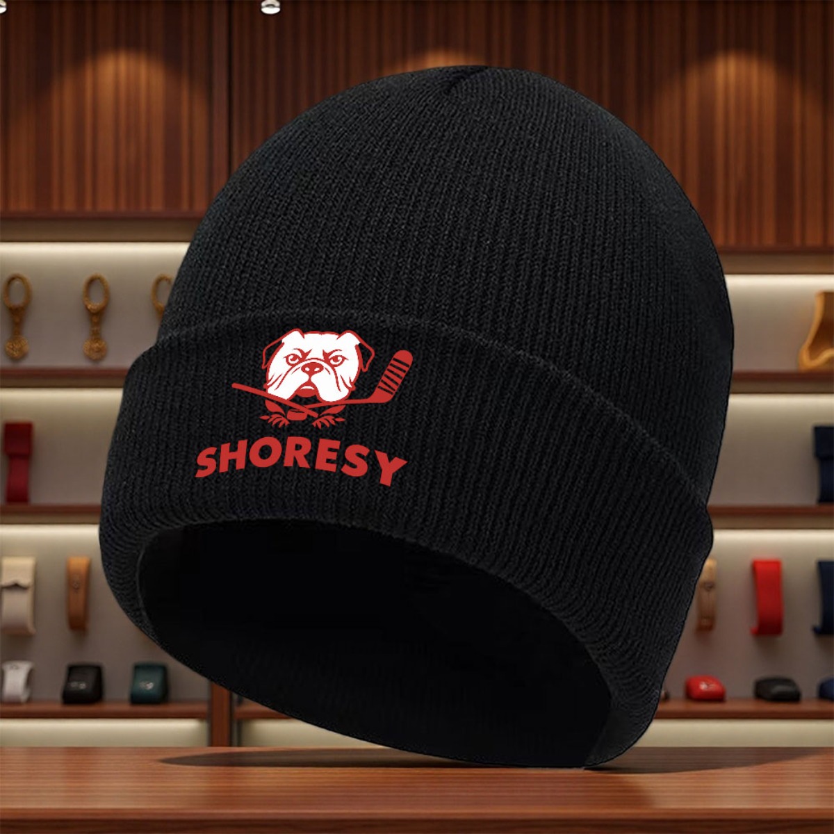 TEMU A Single Piece Featuring The , This Casual Hat Is Perfect For Daily Wear, Skiing, And Hip Hop Street Style. It's An Acrylic, Brimless Warm,