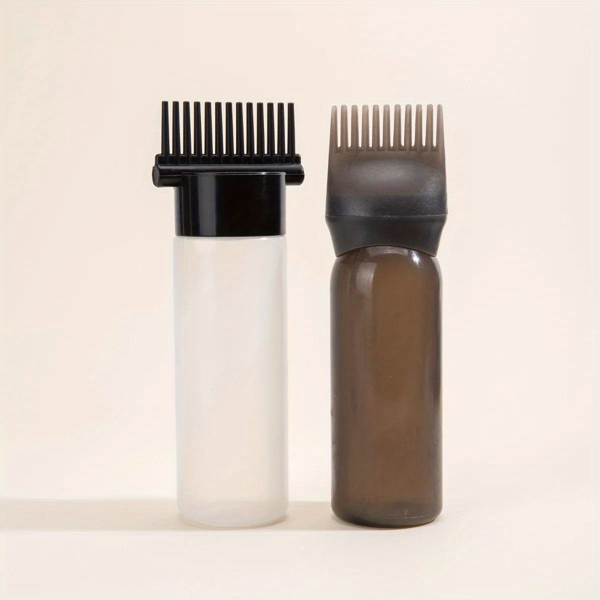 TEMU Bouteilles Applicatrices d'Huile Capillaire, Applicateur pour du Cuir , Bouteilles de Teinture, Outils et Accessoires pour