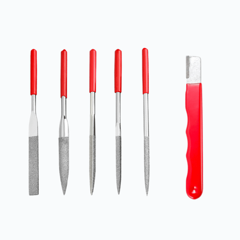 Image of 6pcs Per Set Diamond Sharpening Stone For Scissors, Knives And Garden Tools, Versatile Tool For Sharpening