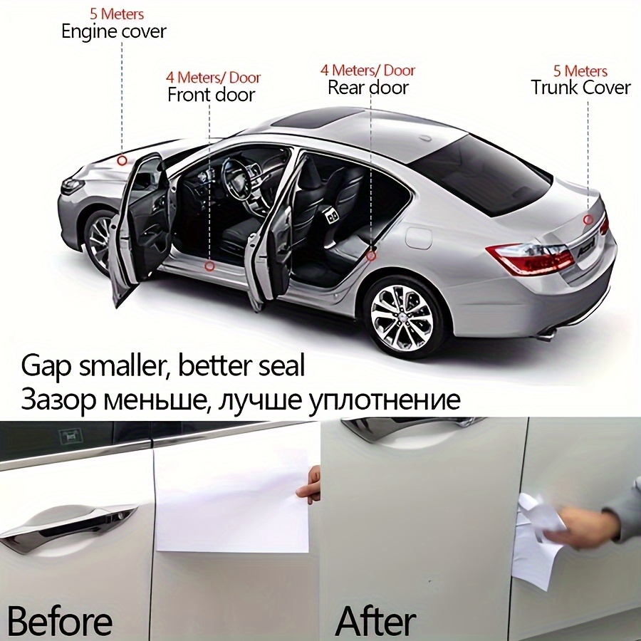 10 m/393,7 col. B tipo automobilio durų sandariklio juostelė, sintetinės gumos smeigės juostelė, kairėje pusėje – garso, dulkių ir vandens atspari transporto priemonės oro sandariklio dekoracija Kalėdoms ir Padėkos dienai