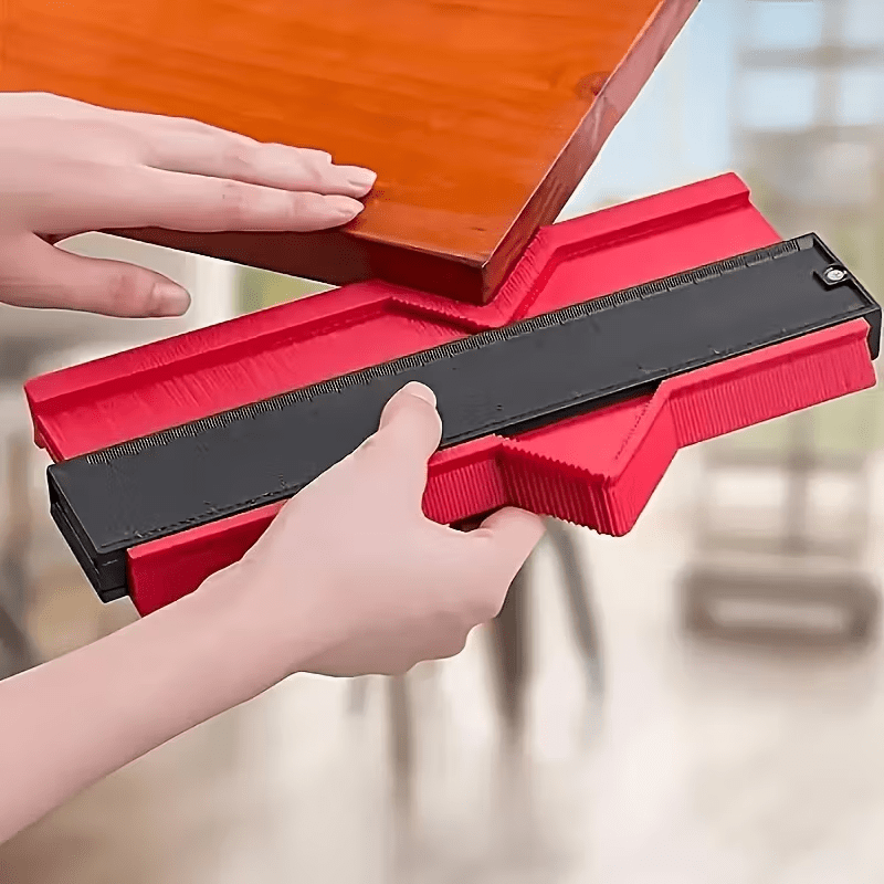 TEMU Adjustable Plastic Contour Measuring Tool, Allowing For Easy Measurement Of Shapes From Various . Extendable And Retractable, Suitable For