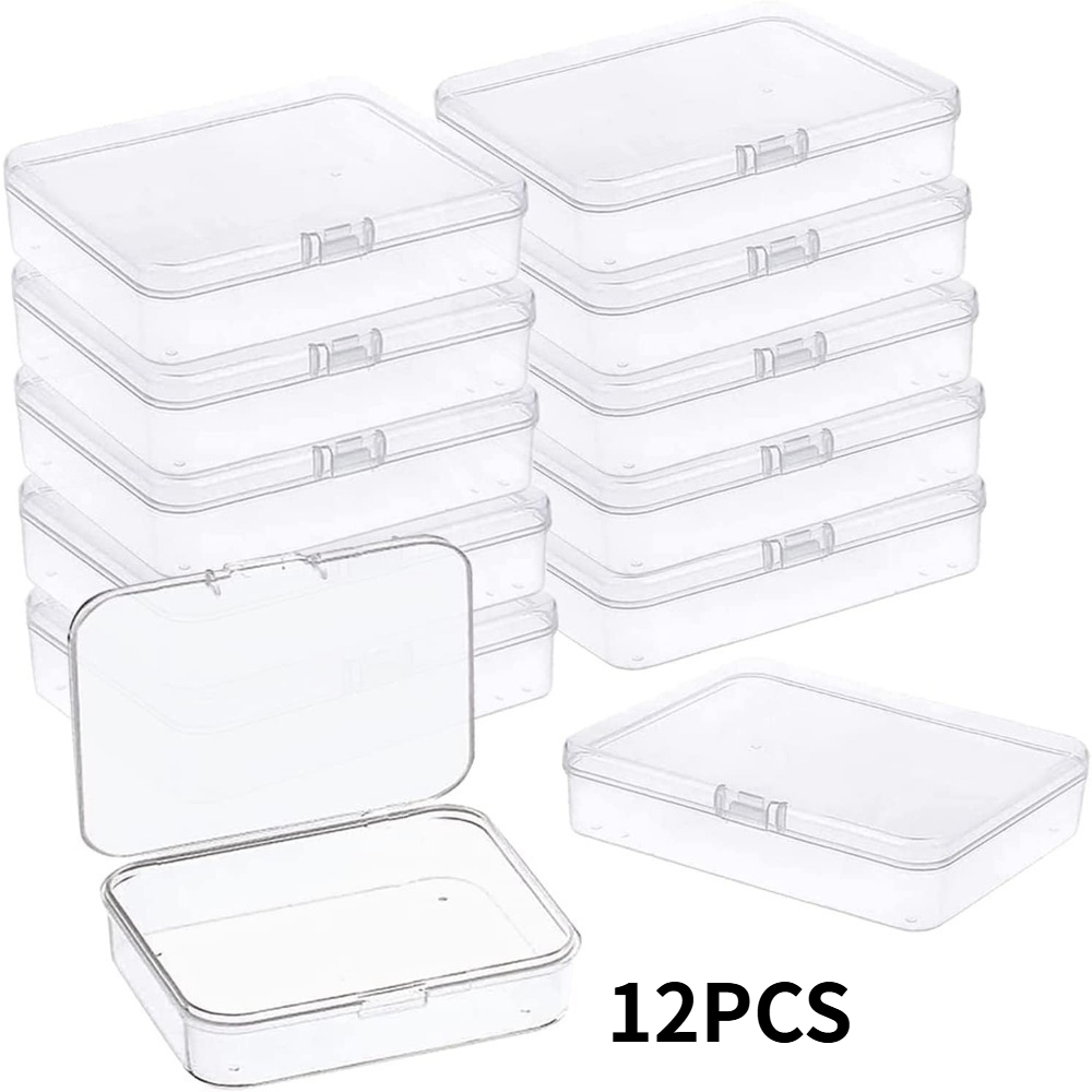 mini plastic containers with lid sold on Temu United States