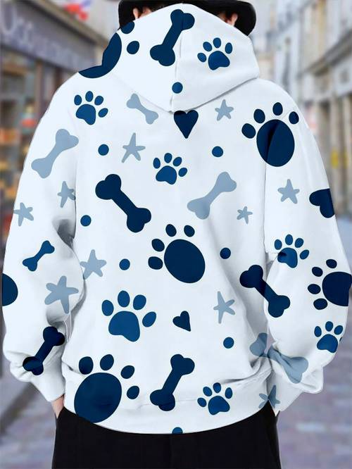 3d print mens long sleeve hoodie with poster print design street casual sweatshirt plus size