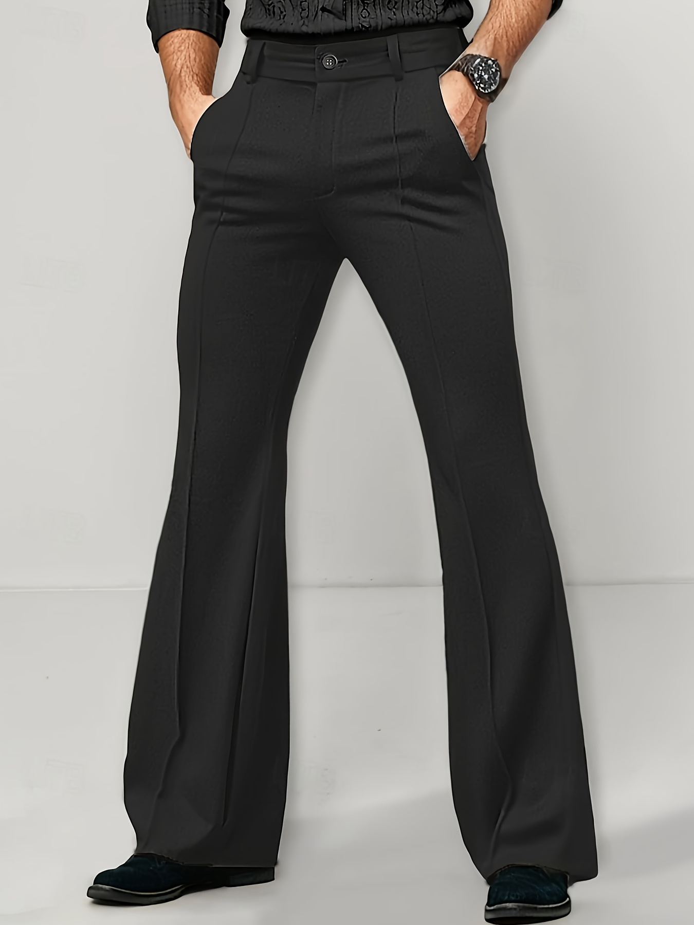 flare black dress pants NYDJ Women's Pull On Flare Leg Trousers - Black