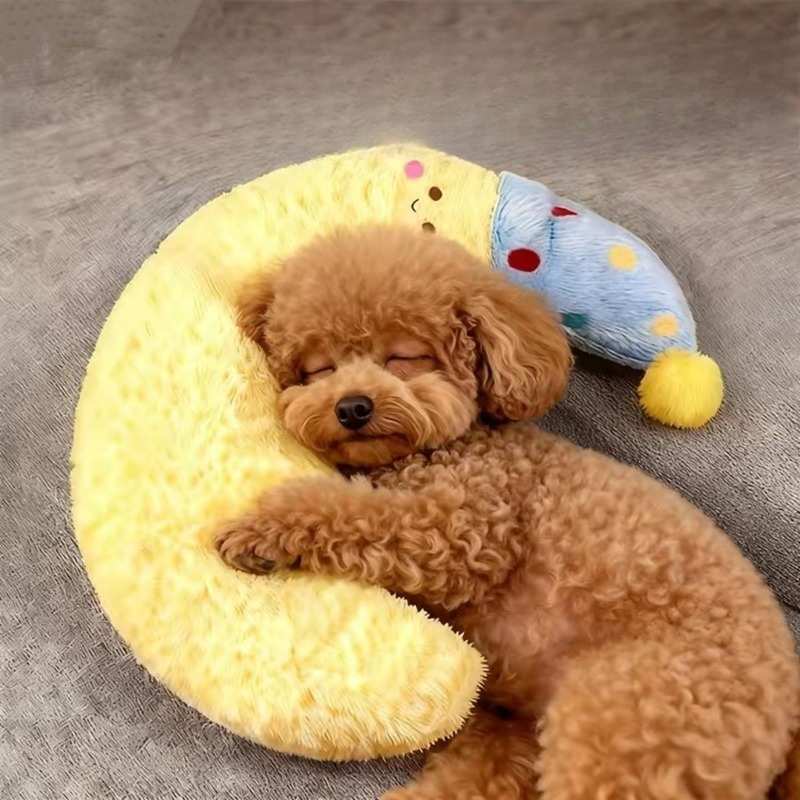 Pet Throw Pillow Cat Toy Dog Toy Moon Pillow Cat Pillow Large Dog Dog Pillow Removable
