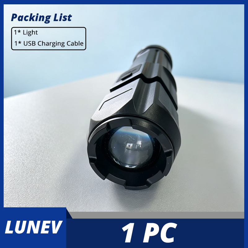 TEMU 1pc Mini Torcia UV LED Portatile, Luce UV Portatile per la Casa, Lampada Portatile Modalit� Zoom, Design e Portatile, Torcia da Pesca