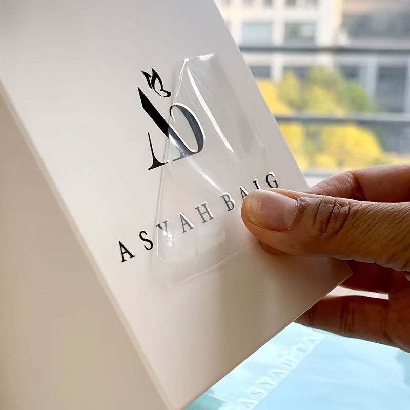 TEMU Pegatinas de transferencia de cristal UV personalizadas DTF, etiqueta de transferencia de respaldo con personalizado, etiqueta transparente en