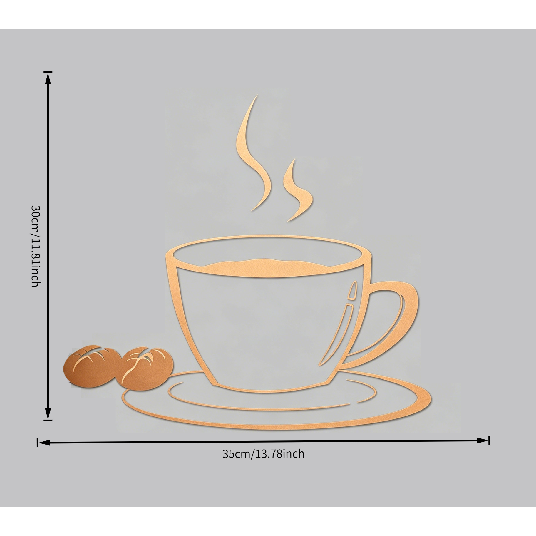 TEMU Minimalist Instagram-style Coffee Cup Glass Sticker, Coffee Shop And Milk Window Decoration Decal, Coffee Cup Line Art Glass Sticker, Restaurant