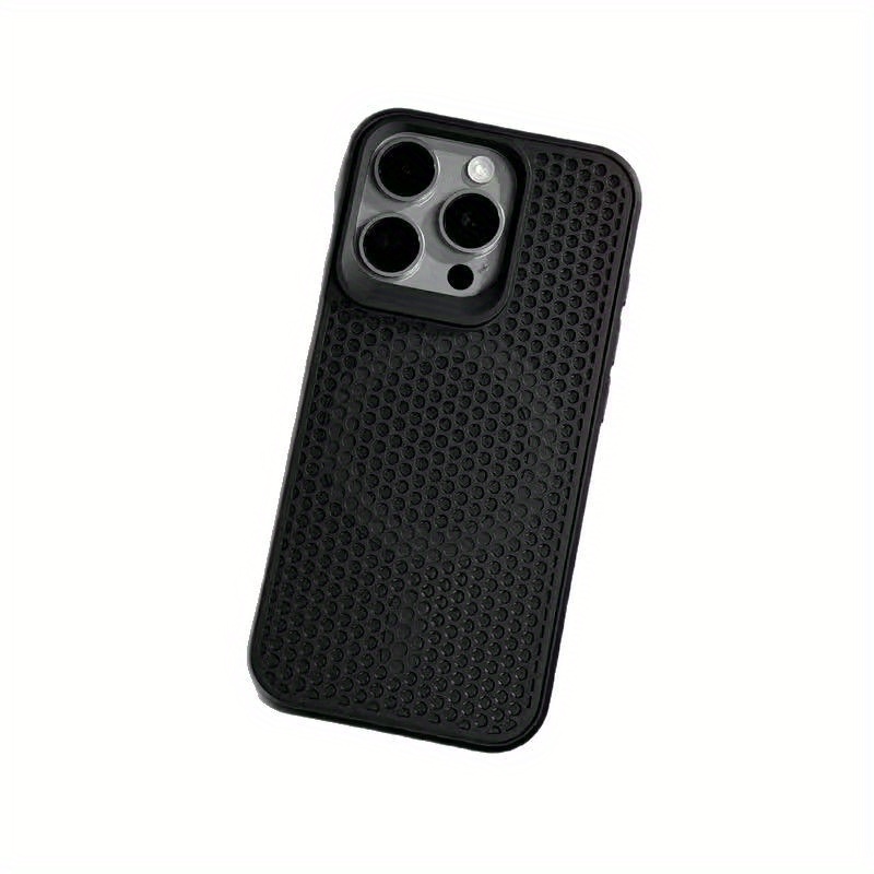 Suitable for iPhone 11, 12, 13, 14, 15, 16 Plus Pro Promax XSMAX XR XS/X 16E silicone phone case, high-end and stylish cellular network, heat dissipation magnetic bracket, ultra-thin and simple protective cover - Image 8