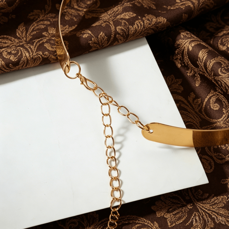 Multi-Color Glossy Halo Design Waist Belt