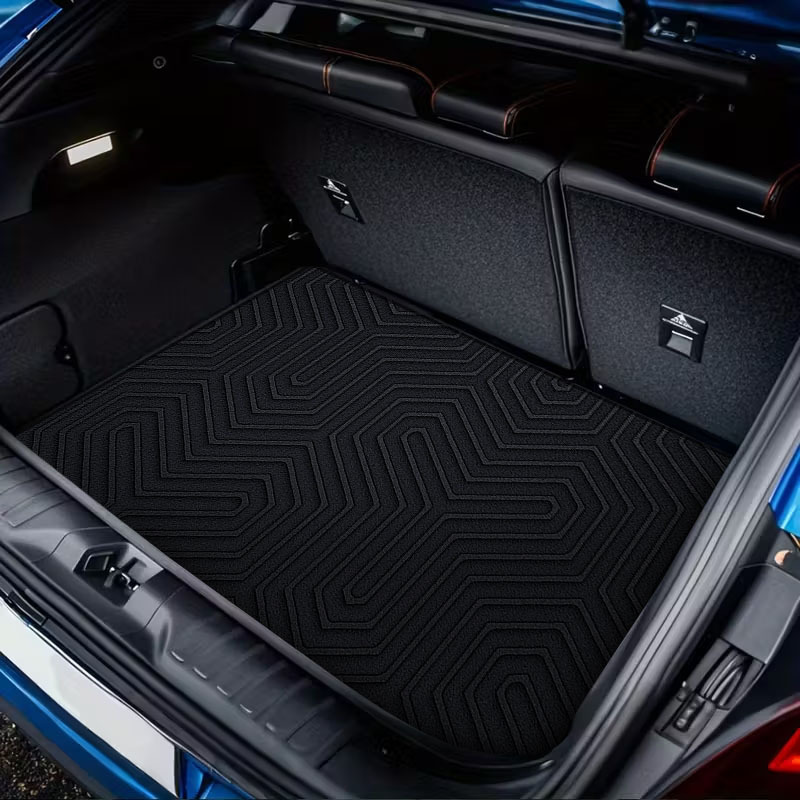 TEMU New Car Mat, With Three-dimensional Maze Pattern, Trunk Liner, Luggage Compartment Mat, Outdoor Mat. Suitable For Trucks And Suv Models. Ideal