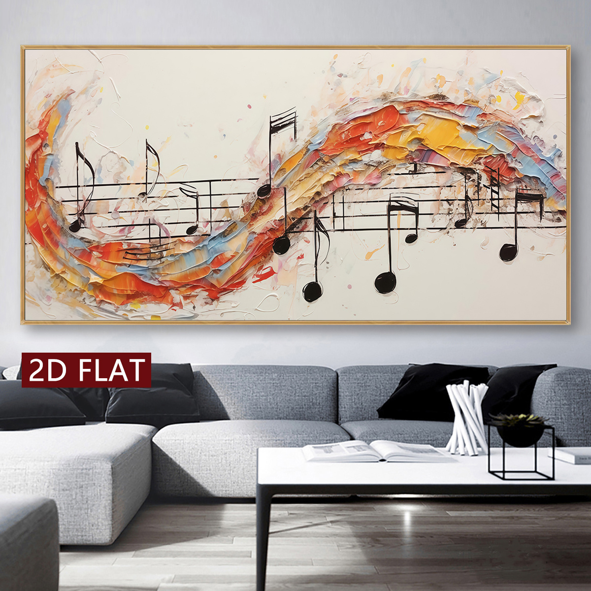 music painting sold on Temu United States