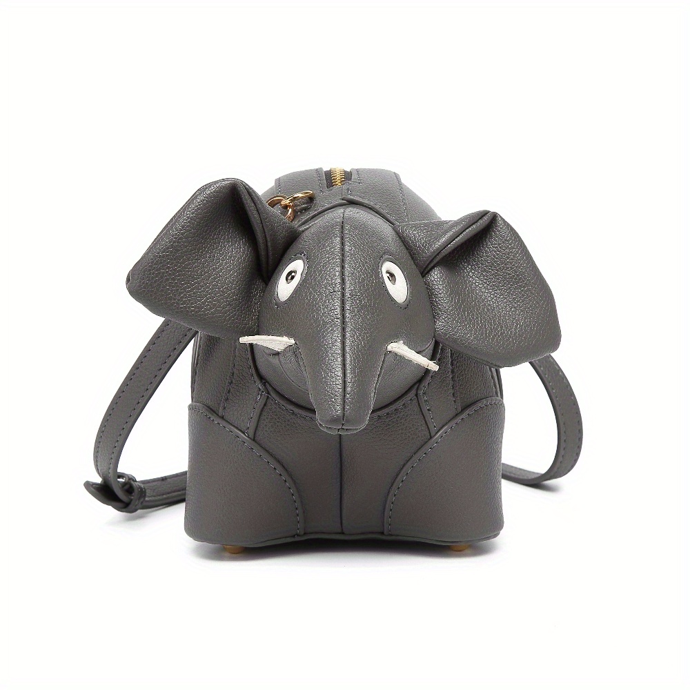 womens fashionable elephant shaped crossbody bag mini - Temu