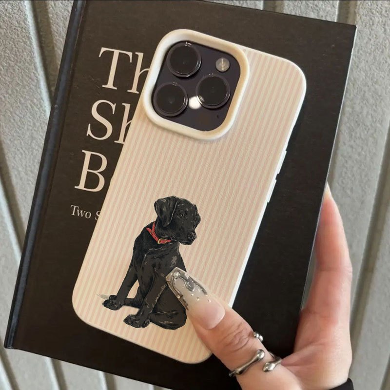 TEMU Phone Case: Dog Pattern Case, Suitable For Iphone 17 Pro Max, Iphone 16 Pro Max/14/15 Plus/15/13 Pro/12/11, Premium Tpu, Drop-proof, Stylish