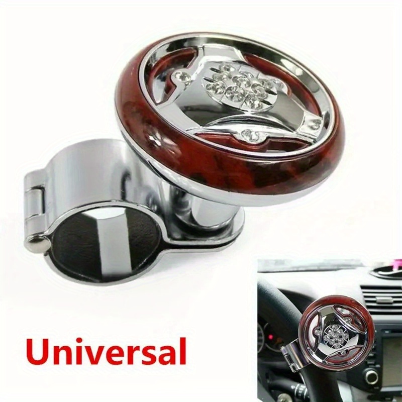 TEMU Car Steering Wheel Knob Ball Car Truck Steering Wheel Aid Power Handle Assister Spinner Knob Ball Universal New