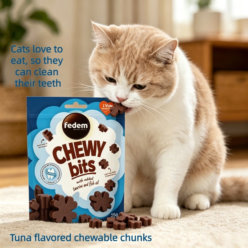  tuna flavored chewable that cats can dogs the early months can which     can clean teeth and massage gums Product details 7
