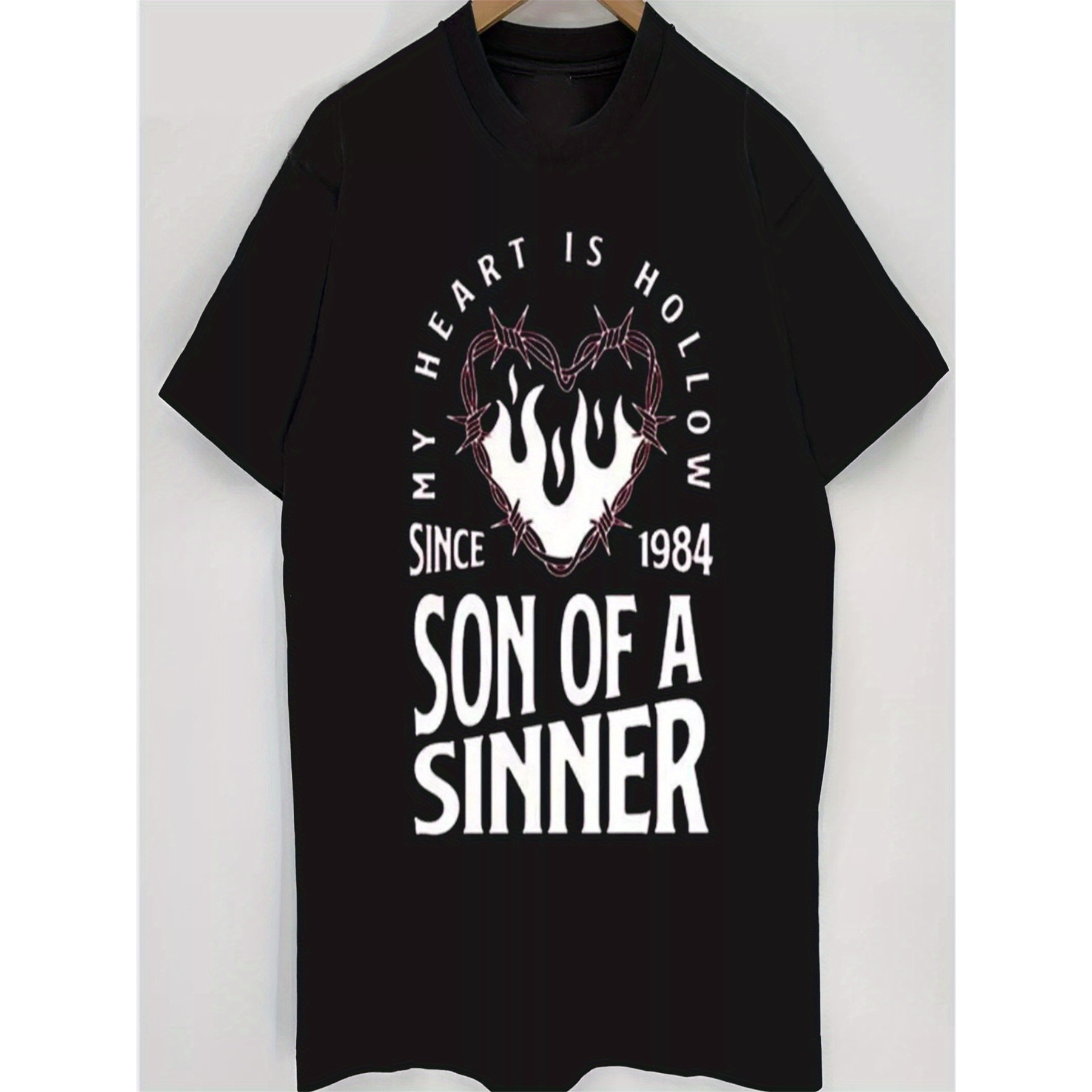 

1pc Son Of A 100% T-, Unisex , Printed Slight , Regular Fit Adult Tee 220g